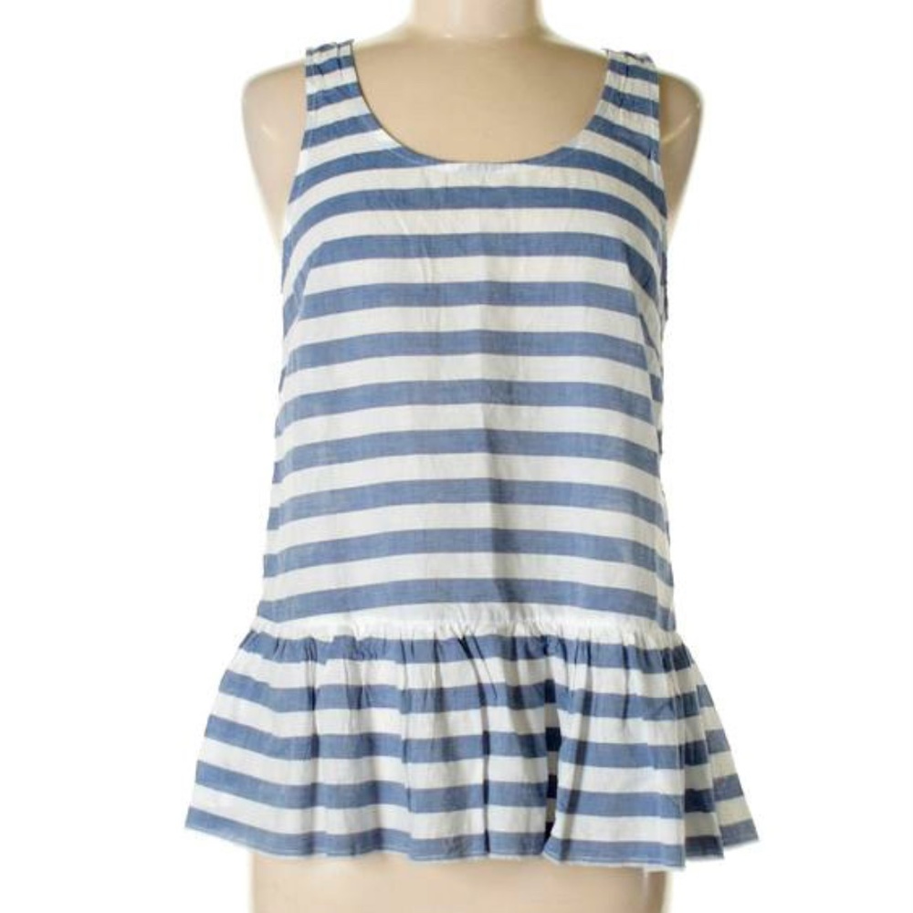 BeachLunchLounge Jill Sleeveless Striped Blouse